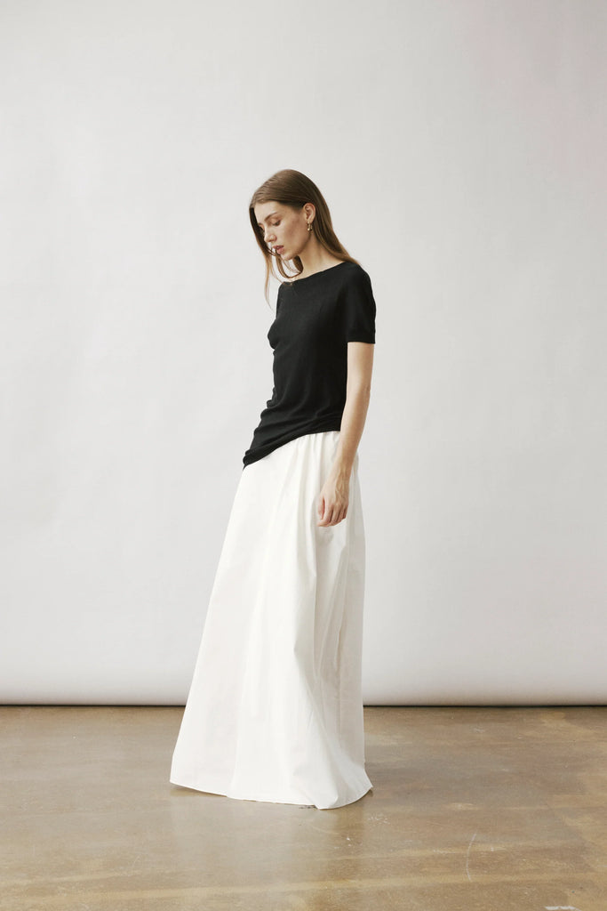 Eos skewed knit top