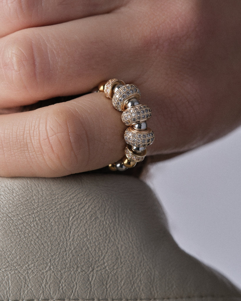 Nefertiti Triple Gold Ring