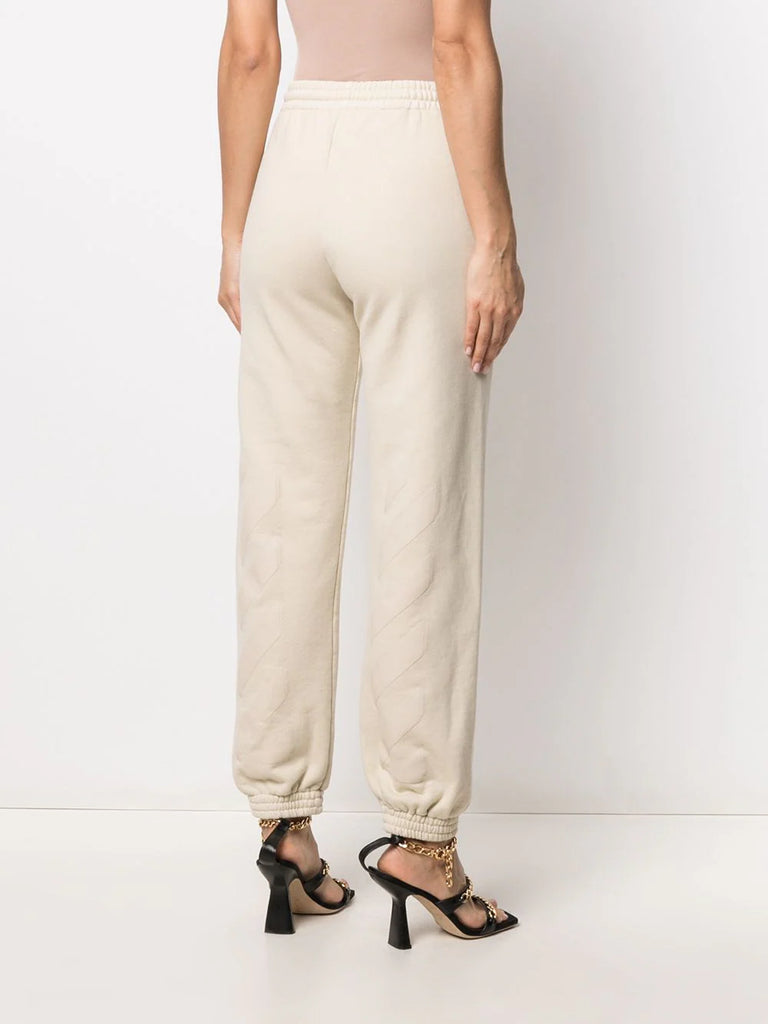 Diag tapered track pants