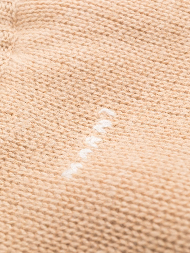 Ribbed-knit cashmere trousers