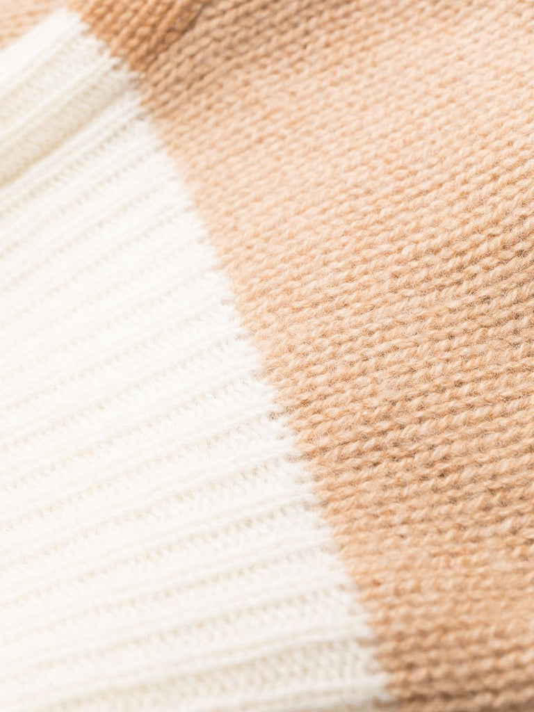 Ribbed-knit cashmere trousers