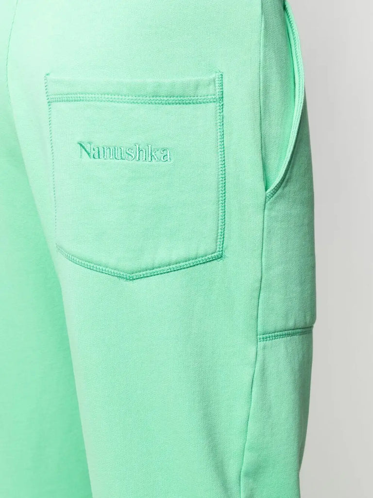 high-waisted tapered trousers
