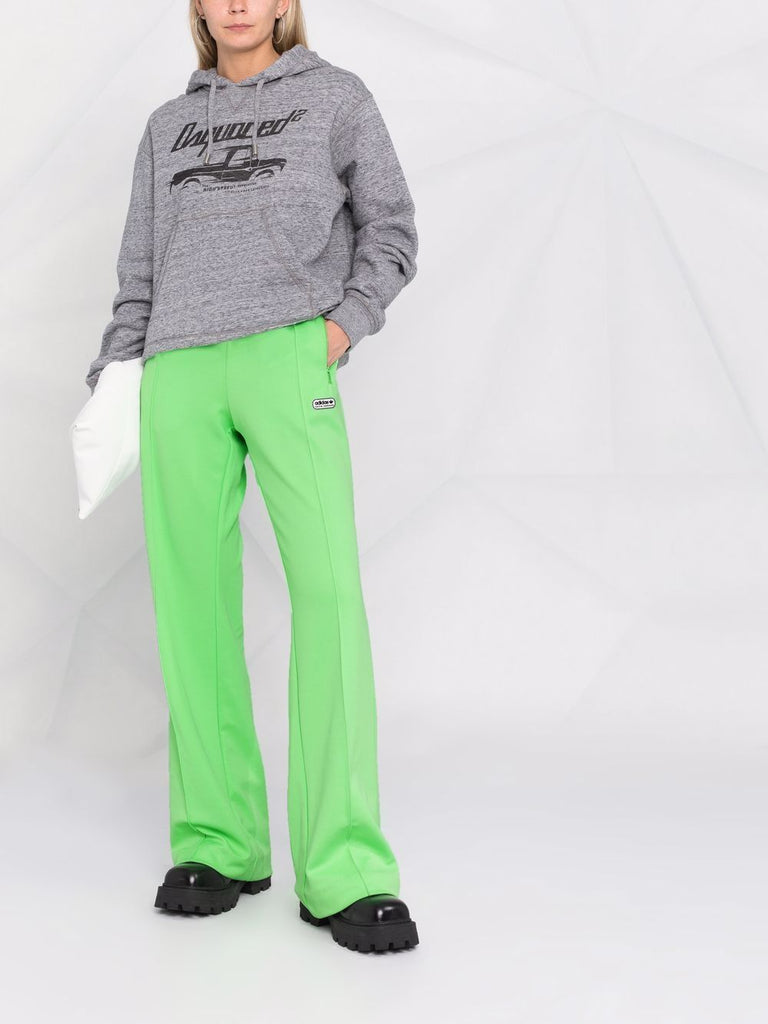 Kapuzenpullover mit Trucker-Print