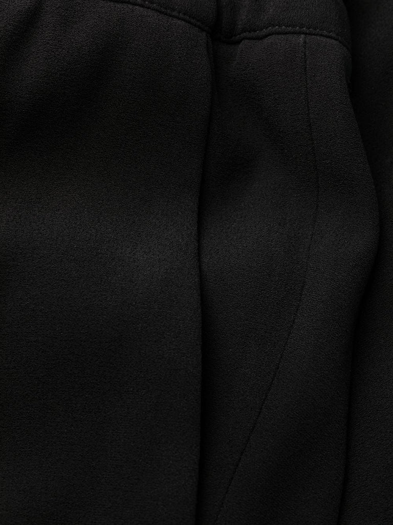 Slouchy crepe tapered-leg track pants