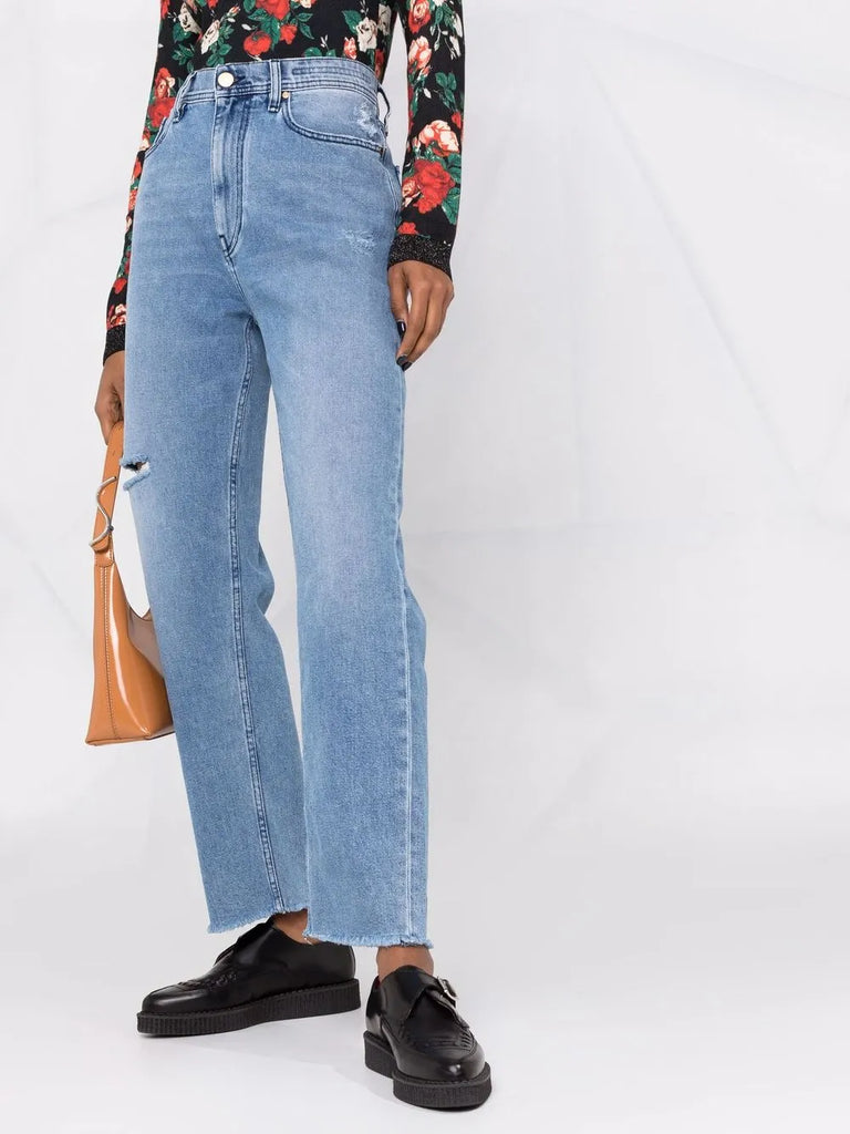 High-rise boyfriend fit Denim Jeans