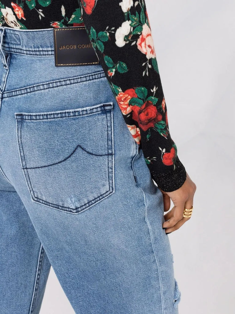 High-rise boyfriend fit Denim Jeans