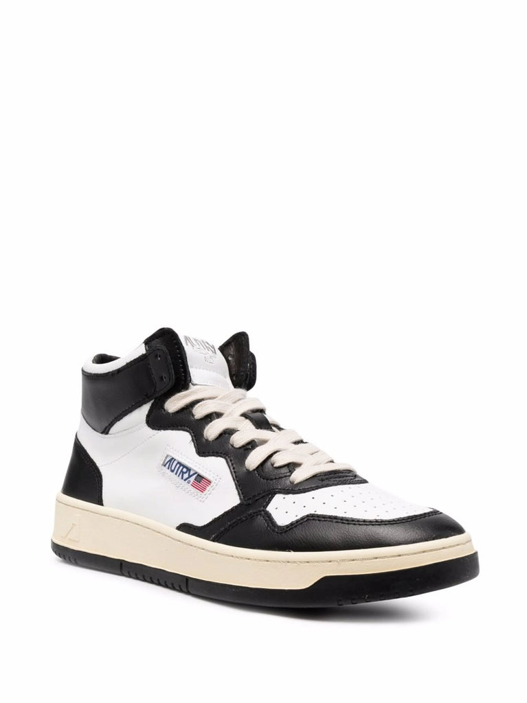 Medalist colour-block high-top sneakers