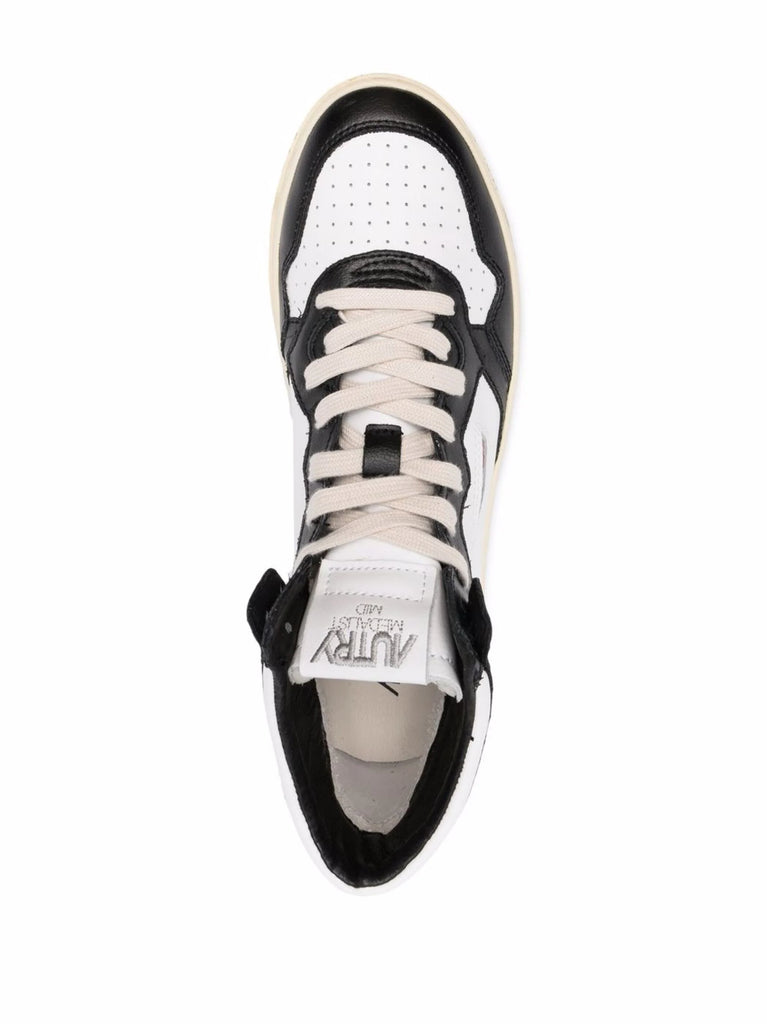 Medalist colour-block high-top sneakers