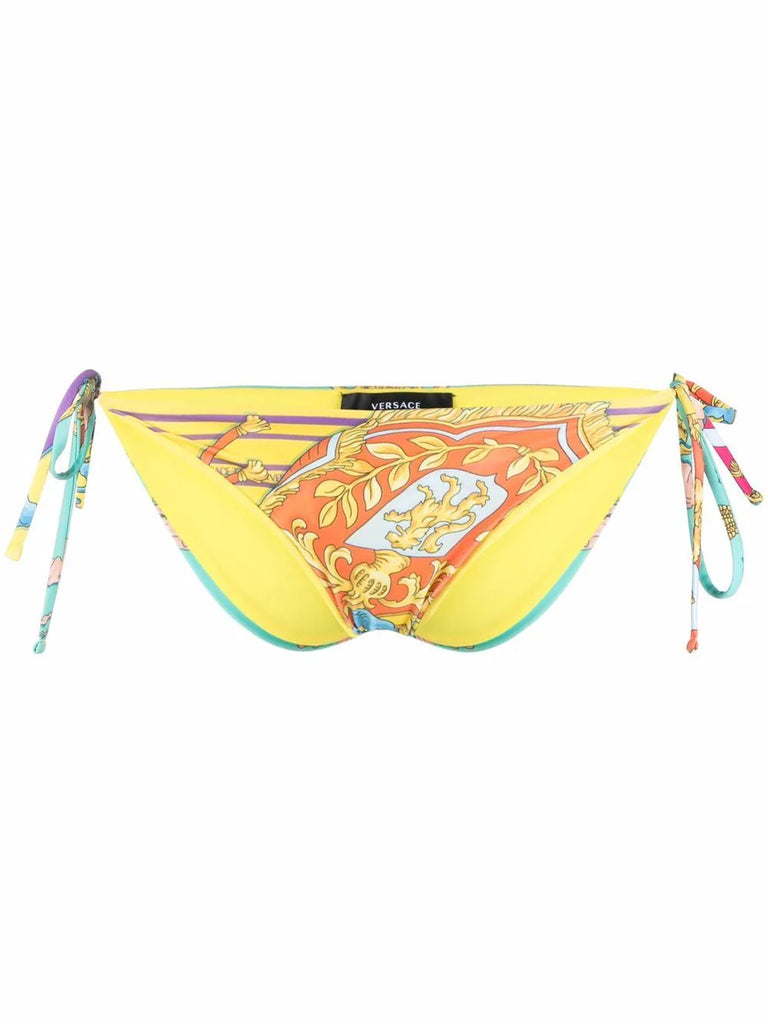 Bikinihose mit Barockmuster
