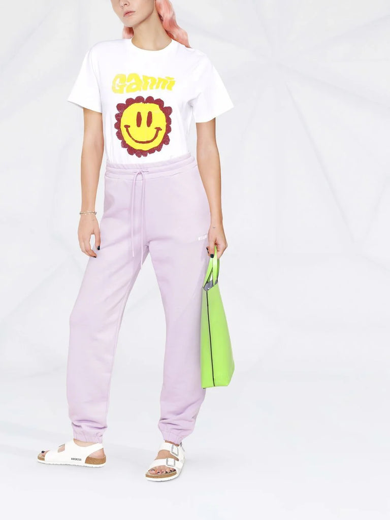 logo-print track pants