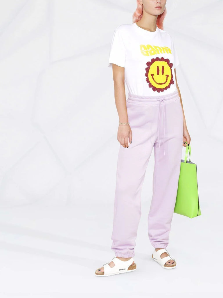 logo-print track pants