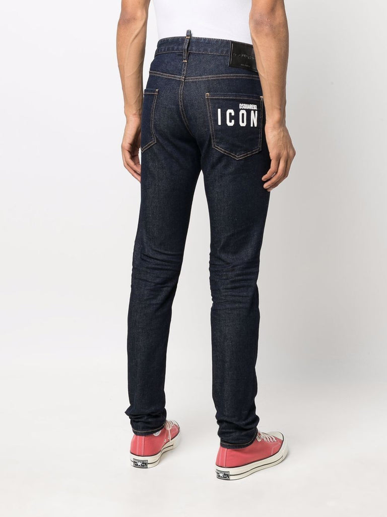 Icon-logo straight-leg Denim Jeans
