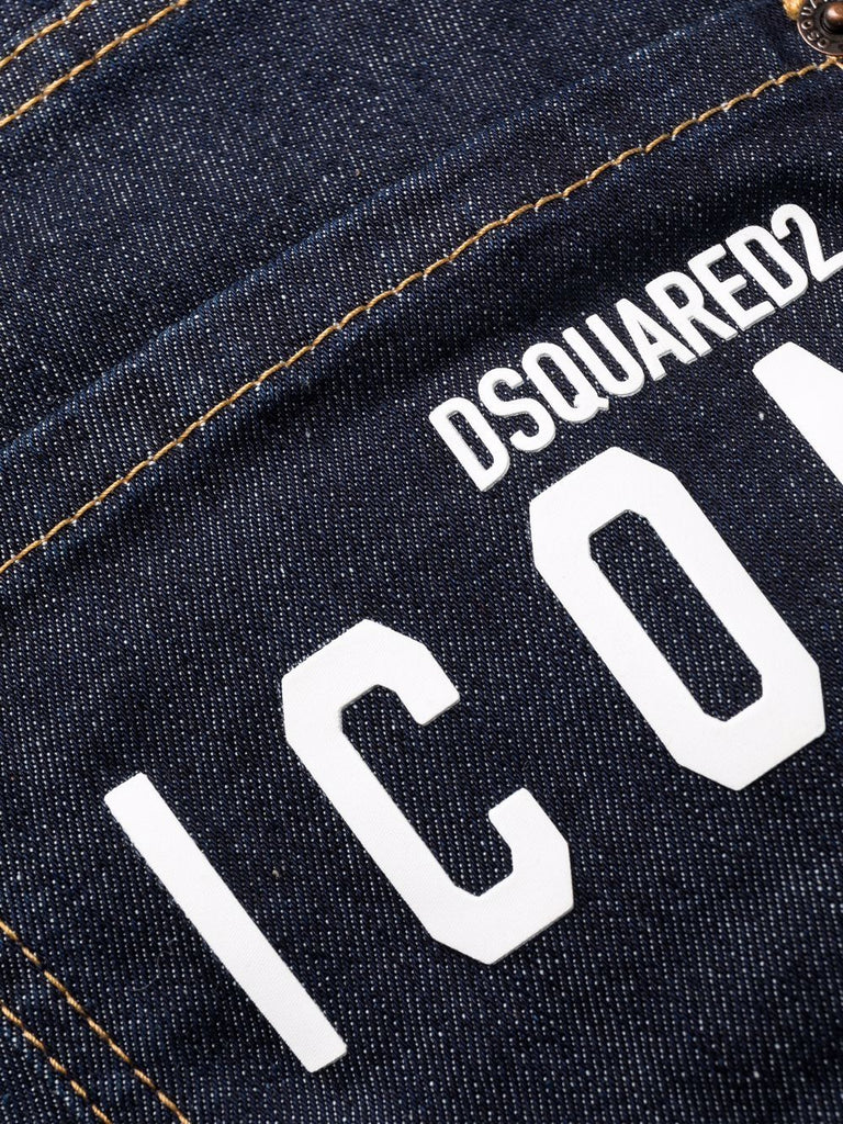 Icon-logo straight-leg Denim Jeans