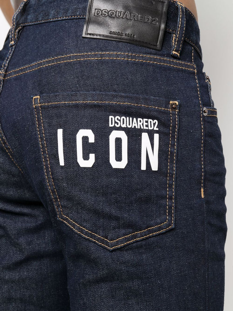 Icon-logo straight-leg Denim Jeans