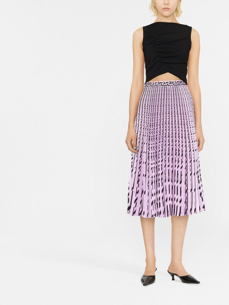 Gathered sleeveless top
