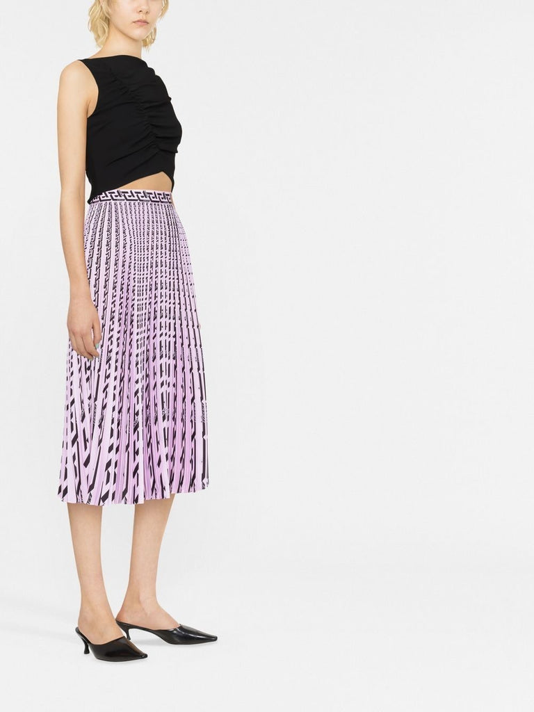 Gathered sleeveless top