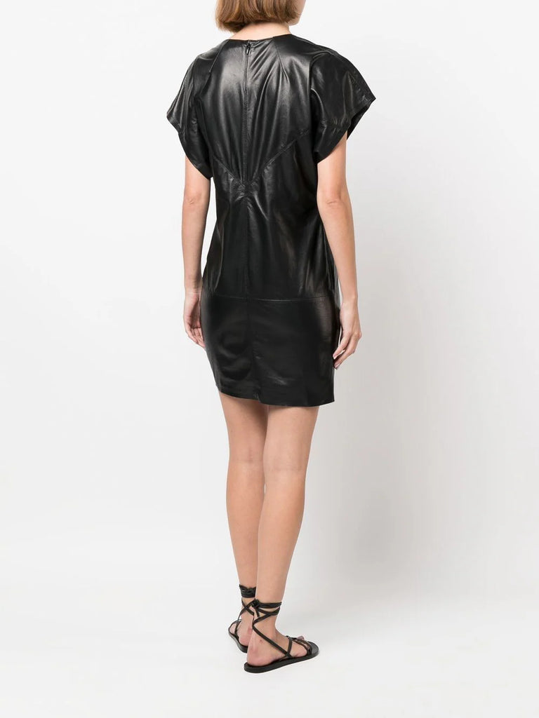 Adelissa leather dress