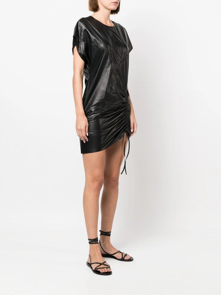 Adelissa leather dress
