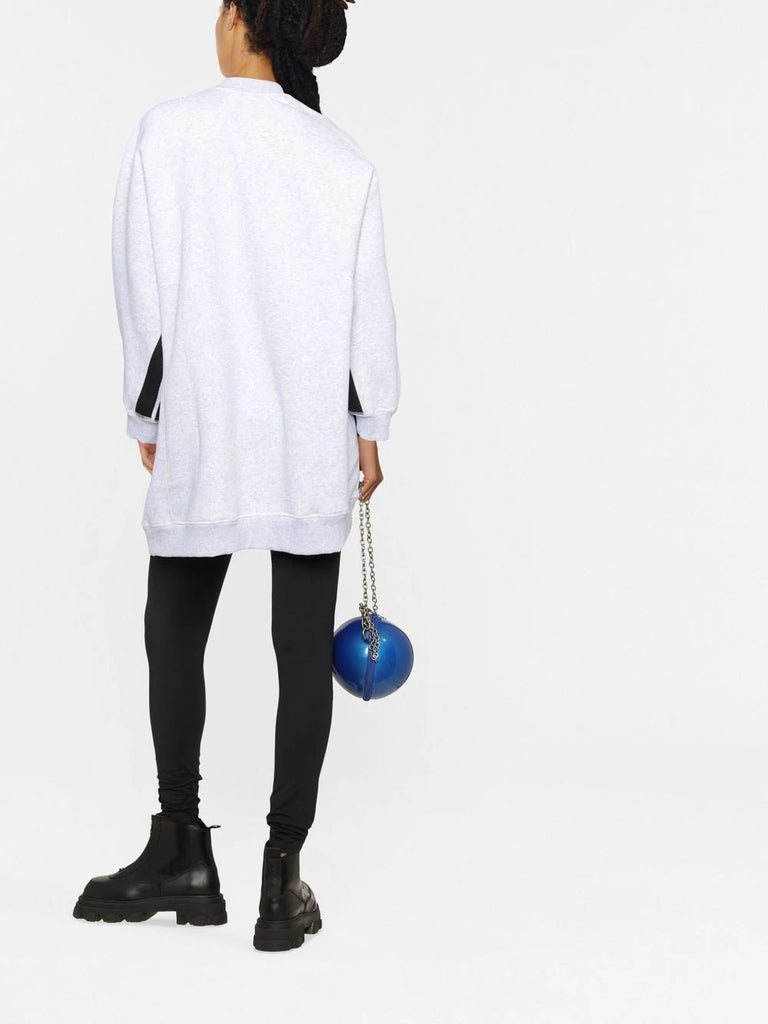 Oversize-Sweatshirt mit Seitenstreifen