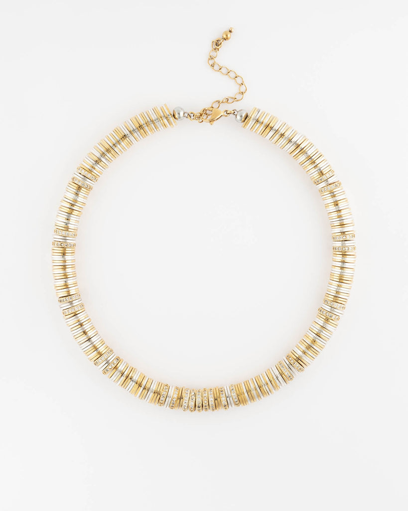 Gold Rondelle Necklace