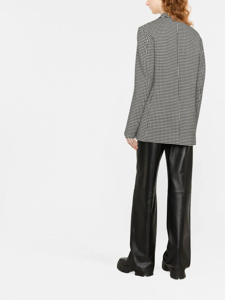 Check-pattern blazer