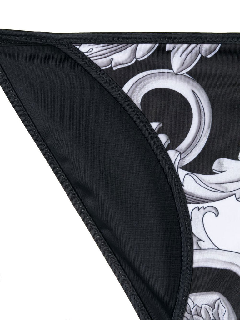 baroque pattern-print bikini bottoms