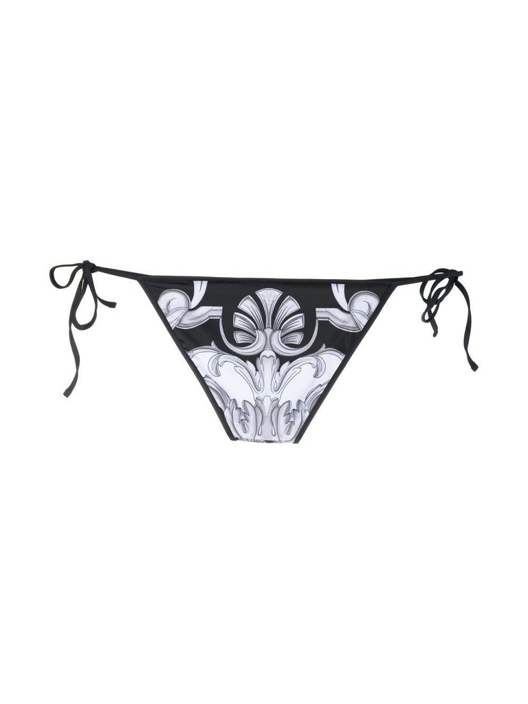 baroque pattern-print bikini bottoms