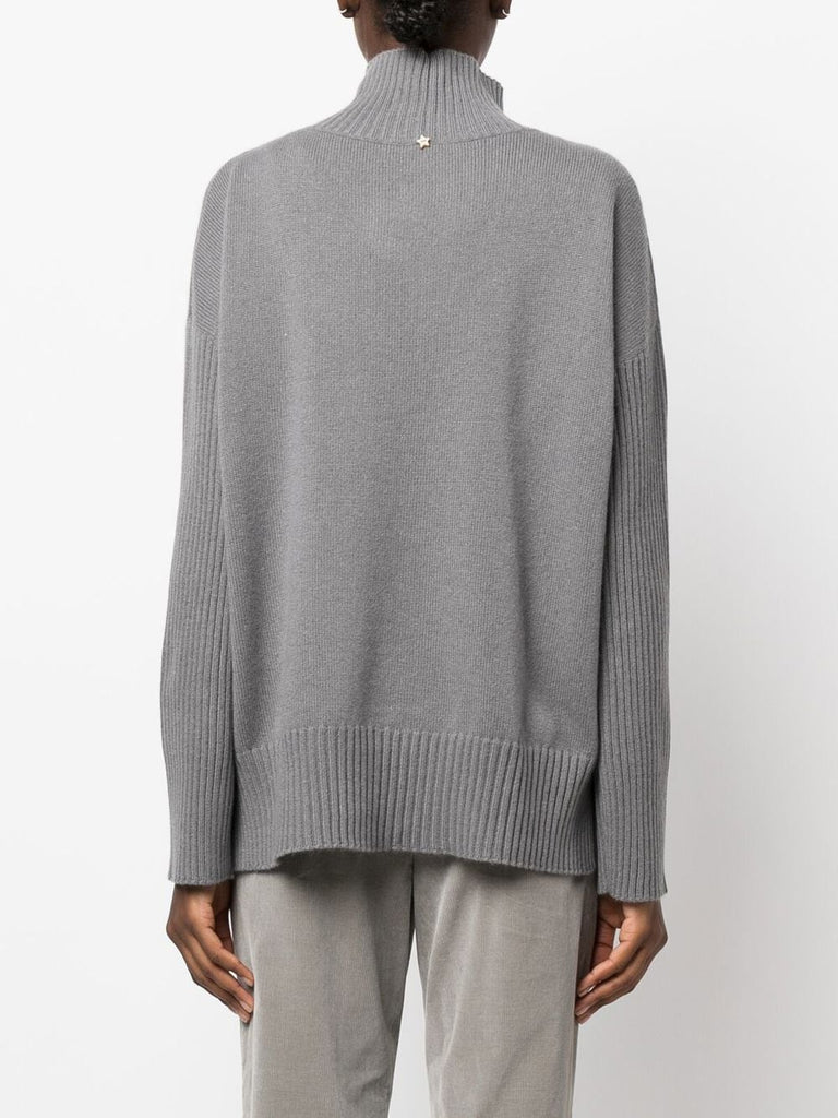 Cashmere turtleneck knitwear jumper