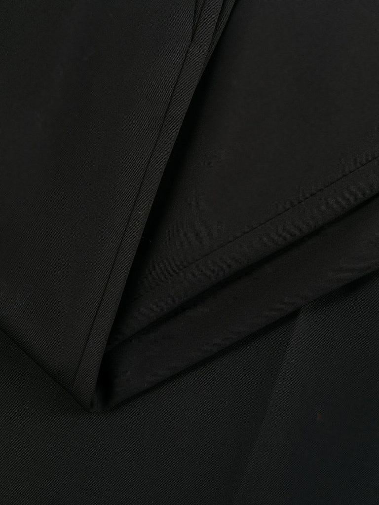 high-waisted wide-leg trousers