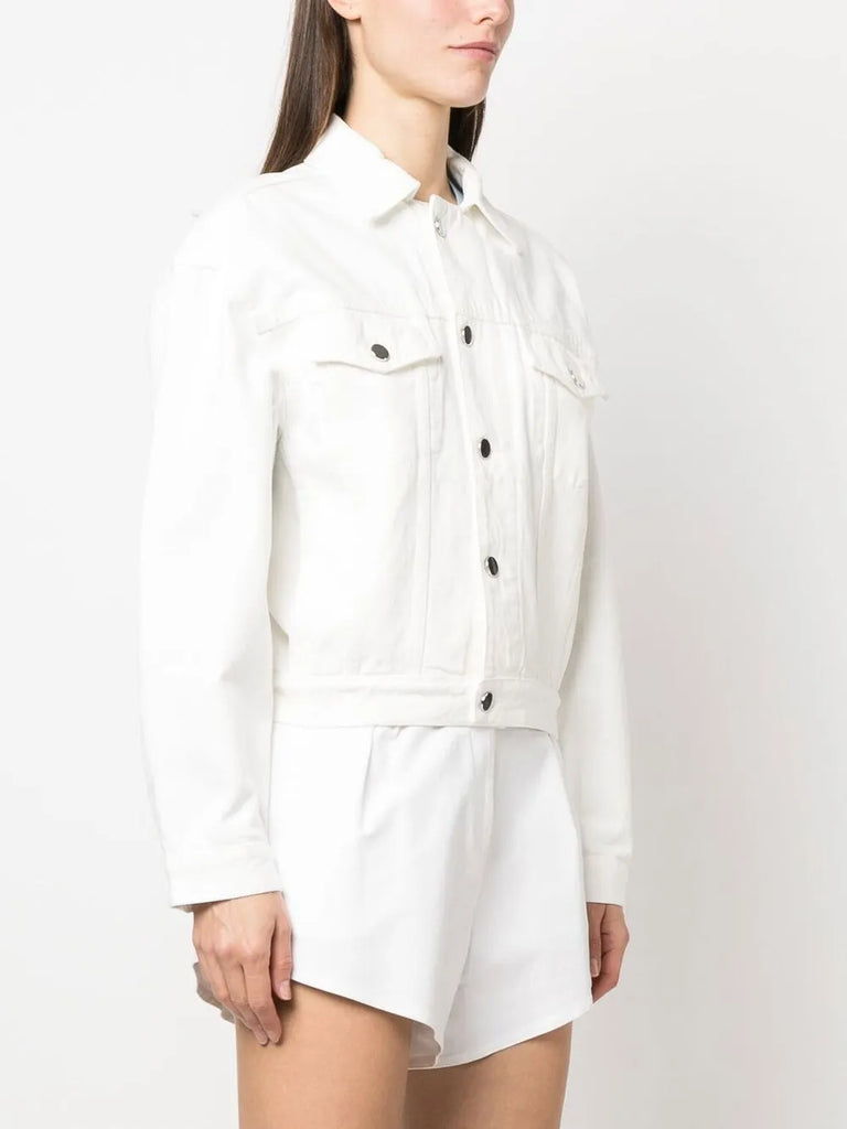 long-sleeved denim jacket