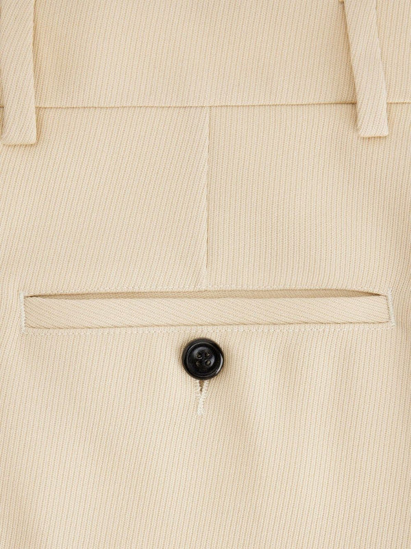 High-waist tailored trousers