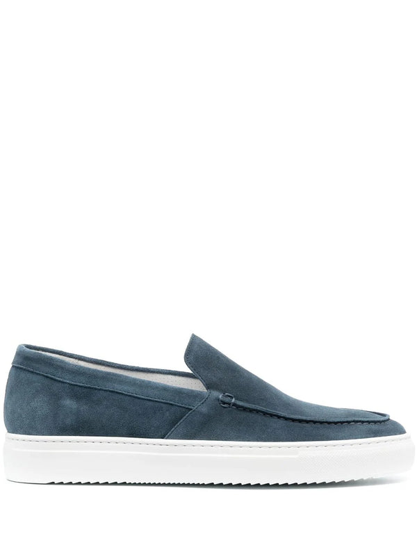 suede slip-on loafers