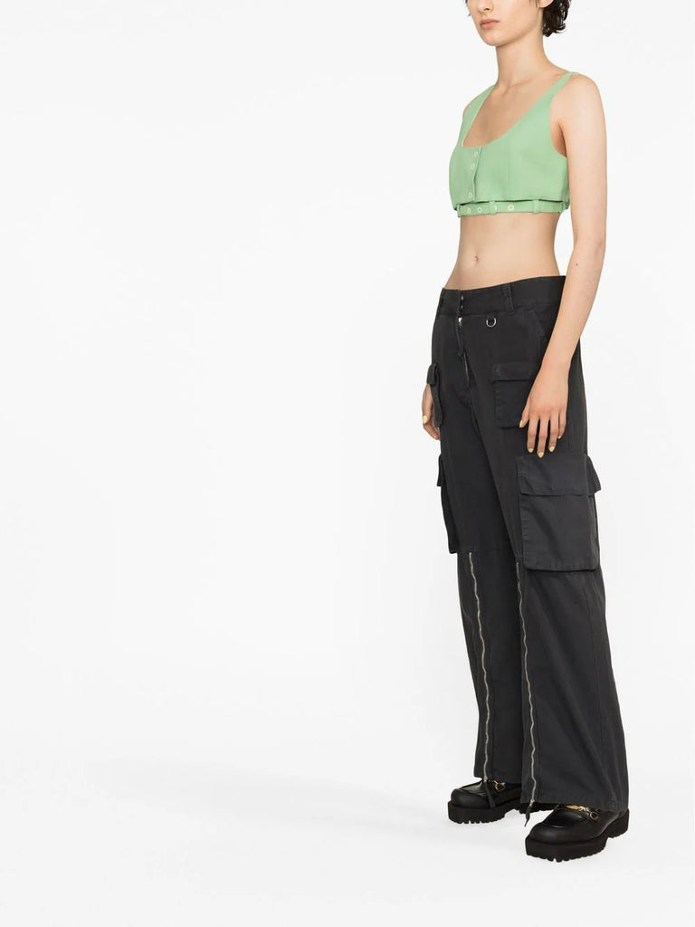 Suiting crop top