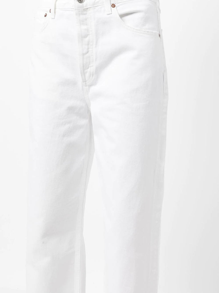 organic-cotton wide-leg trousers