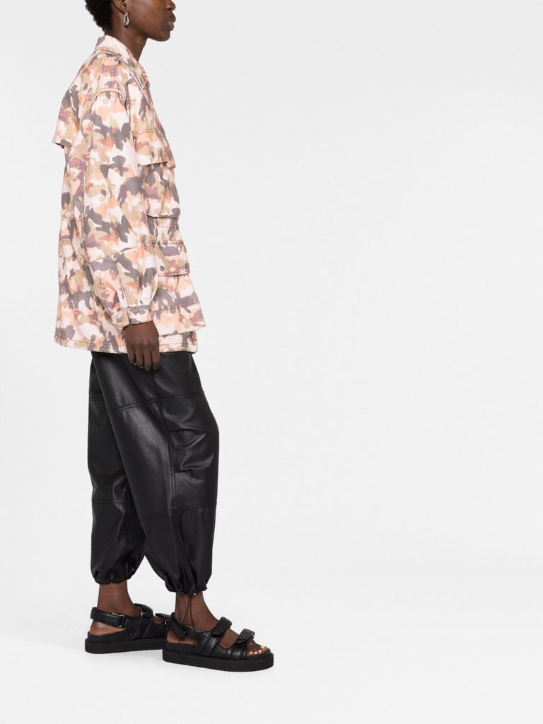 Elize camouflage-print cotton jacket