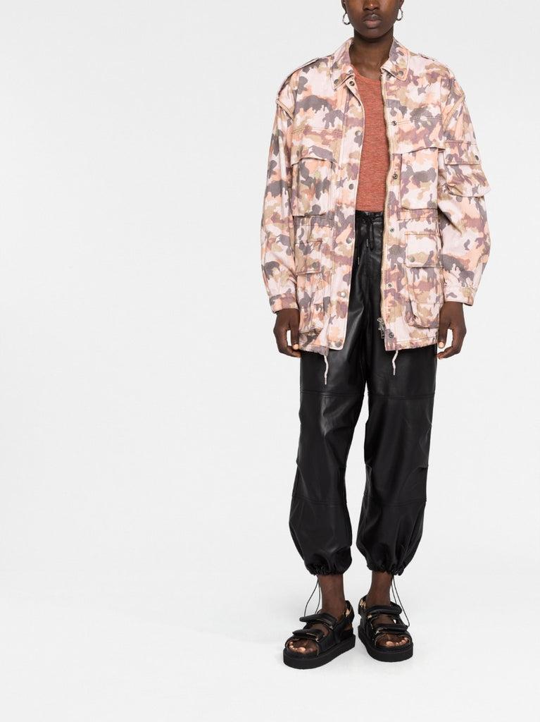Elize camouflage-print cotton jacket