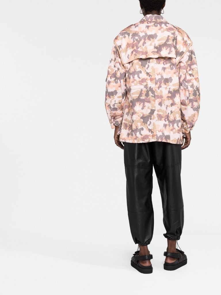Elize camouflage-print cotton jacket