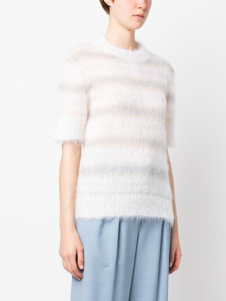 Brushed mohair T-shirt