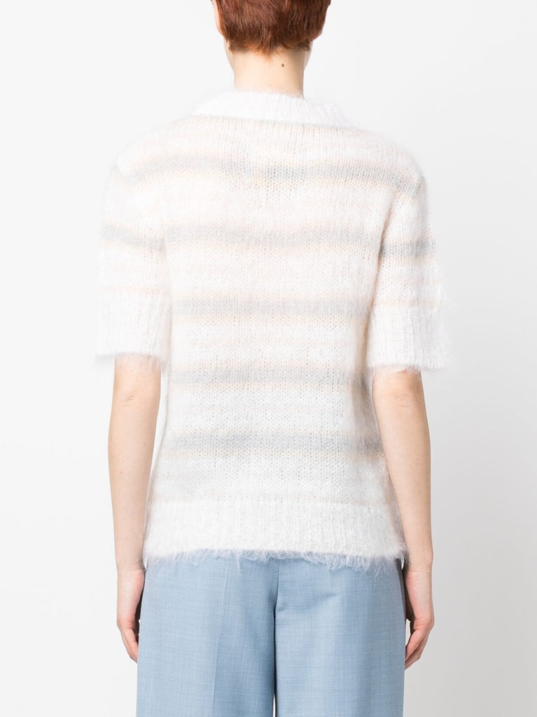 Brushed mohair T-shirt