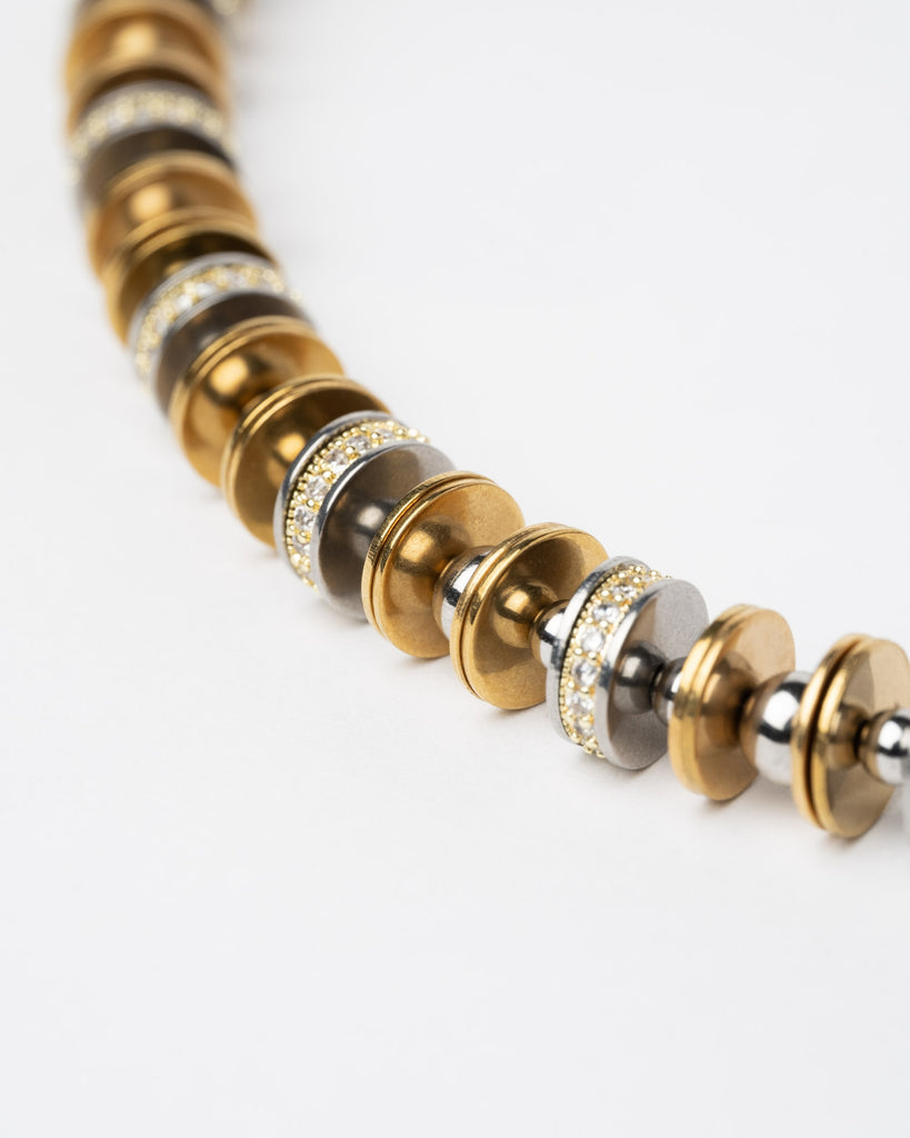 Helios Gold & Silver Necklace