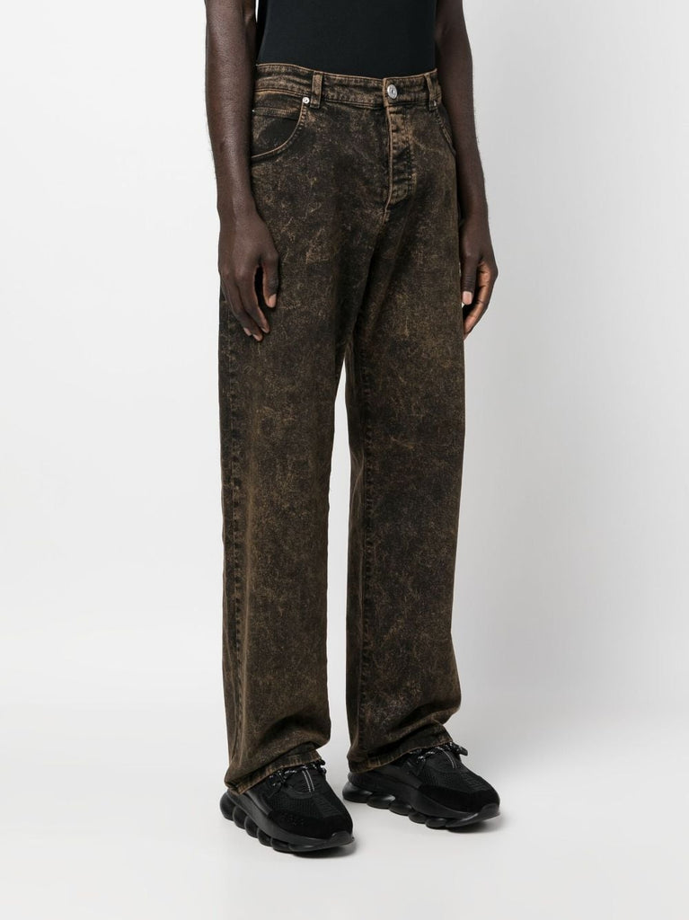 Balmain distressed-effect dnim Denim Jeans by Balmain