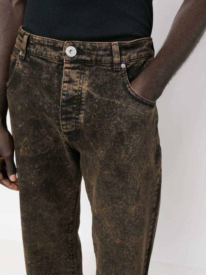 Balmain distressed-effect dnim Denim Jeans by Balmain