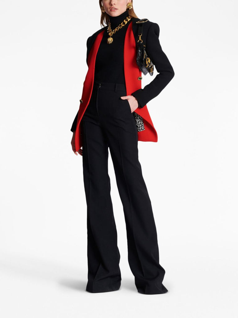 Schlaghose aus Wolle