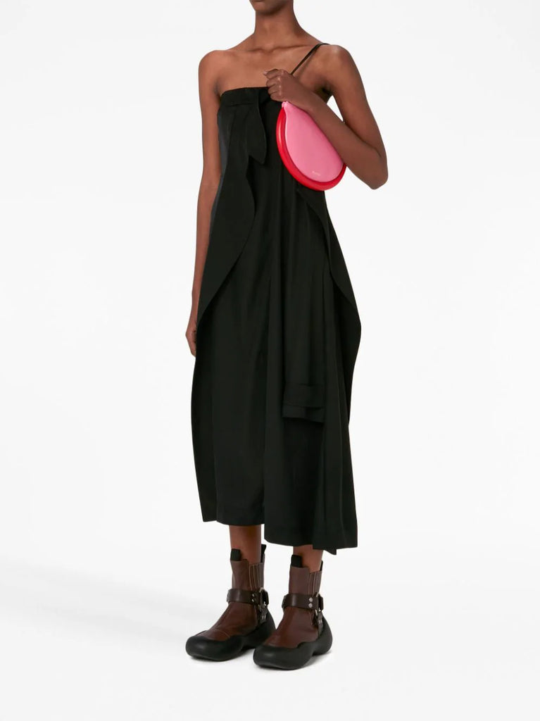 dekonstruiertes trägerloses Minikleid