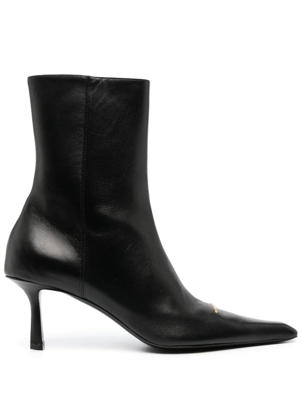 Viola 77mm leather boots
