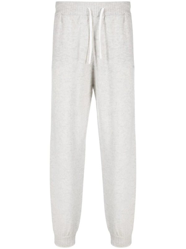 tapered knit track pants