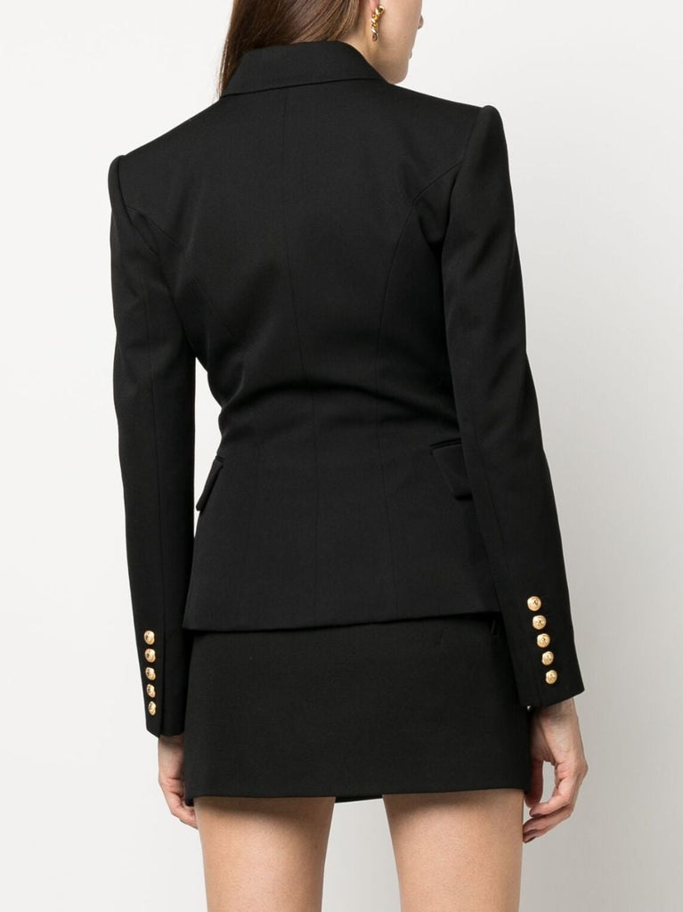 Zweireihiger Wollblazer