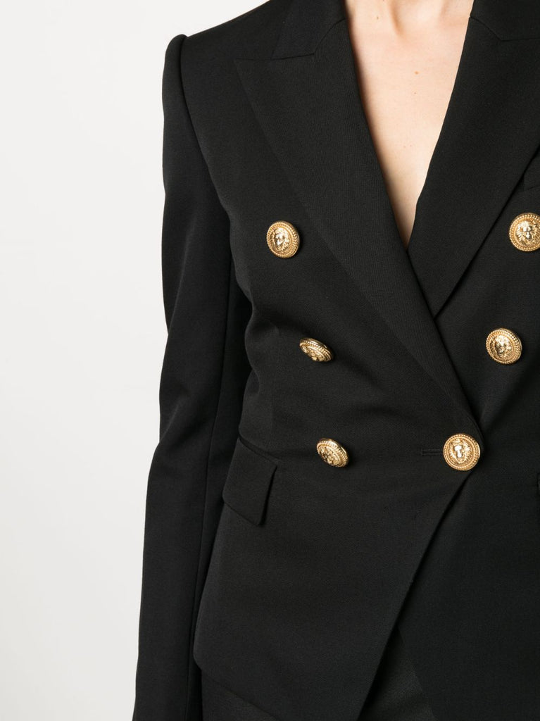 Zweireihiger Wollblazer