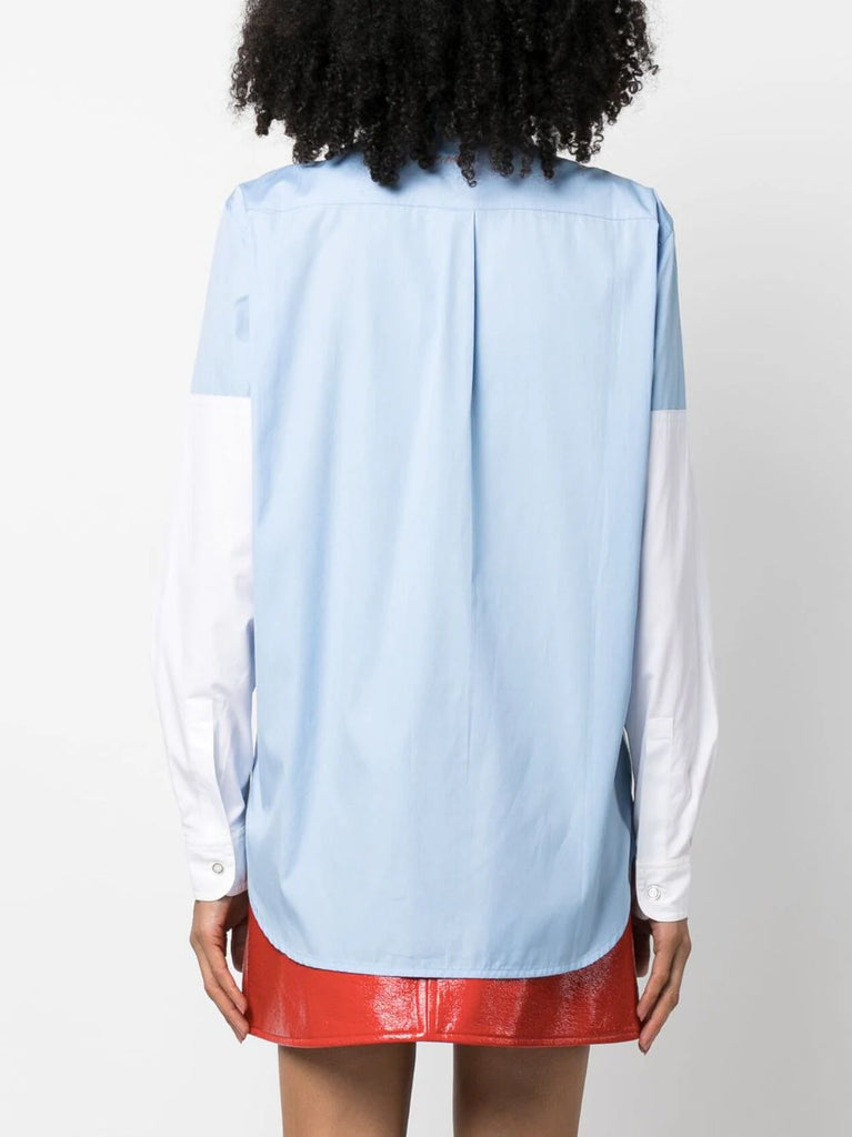 Cotton shirt with wite sleeves