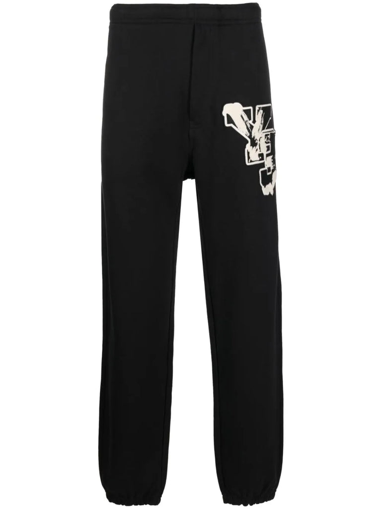 logo-print track pant